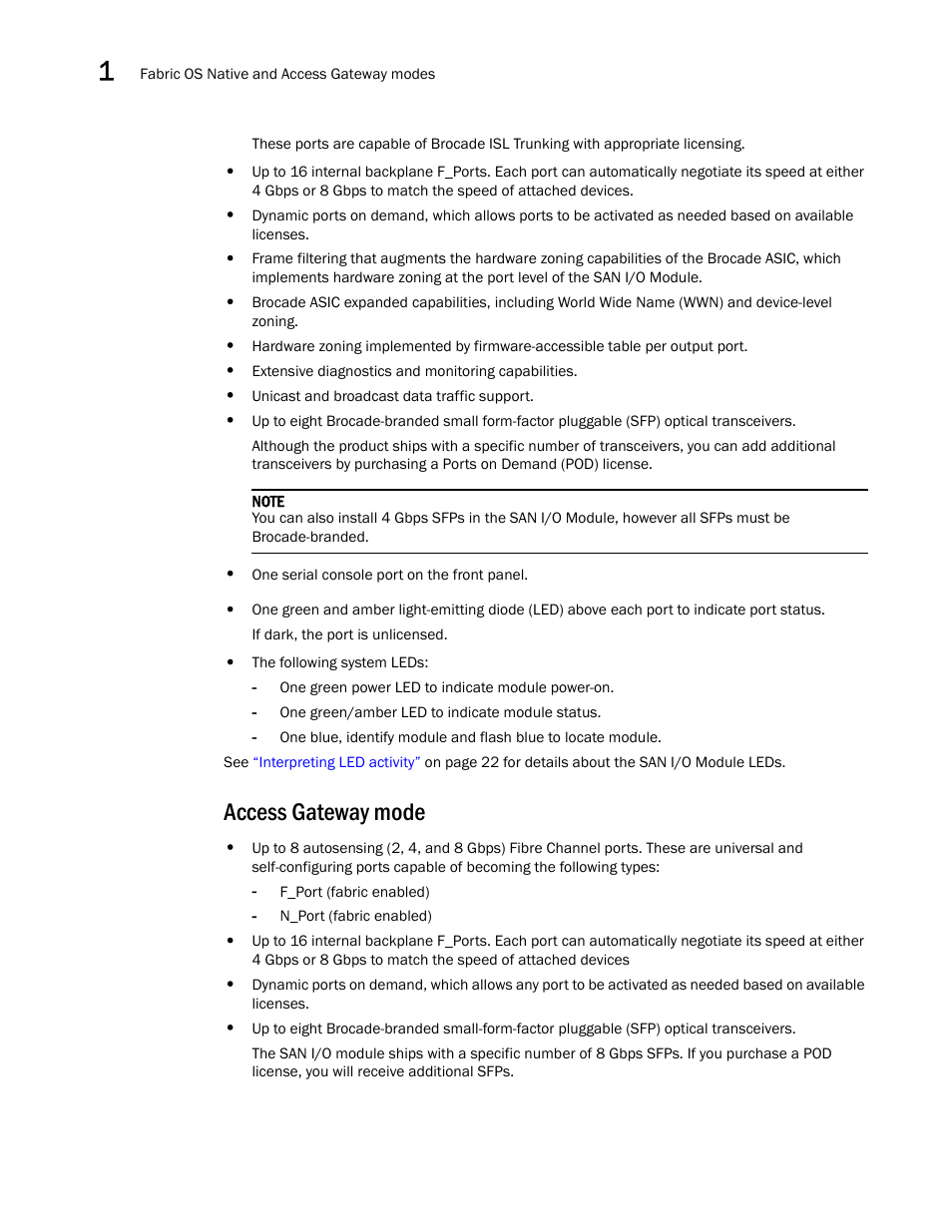 Access gateway mode | Dell PowerEdge M600 User Manual | Page 12 / 48