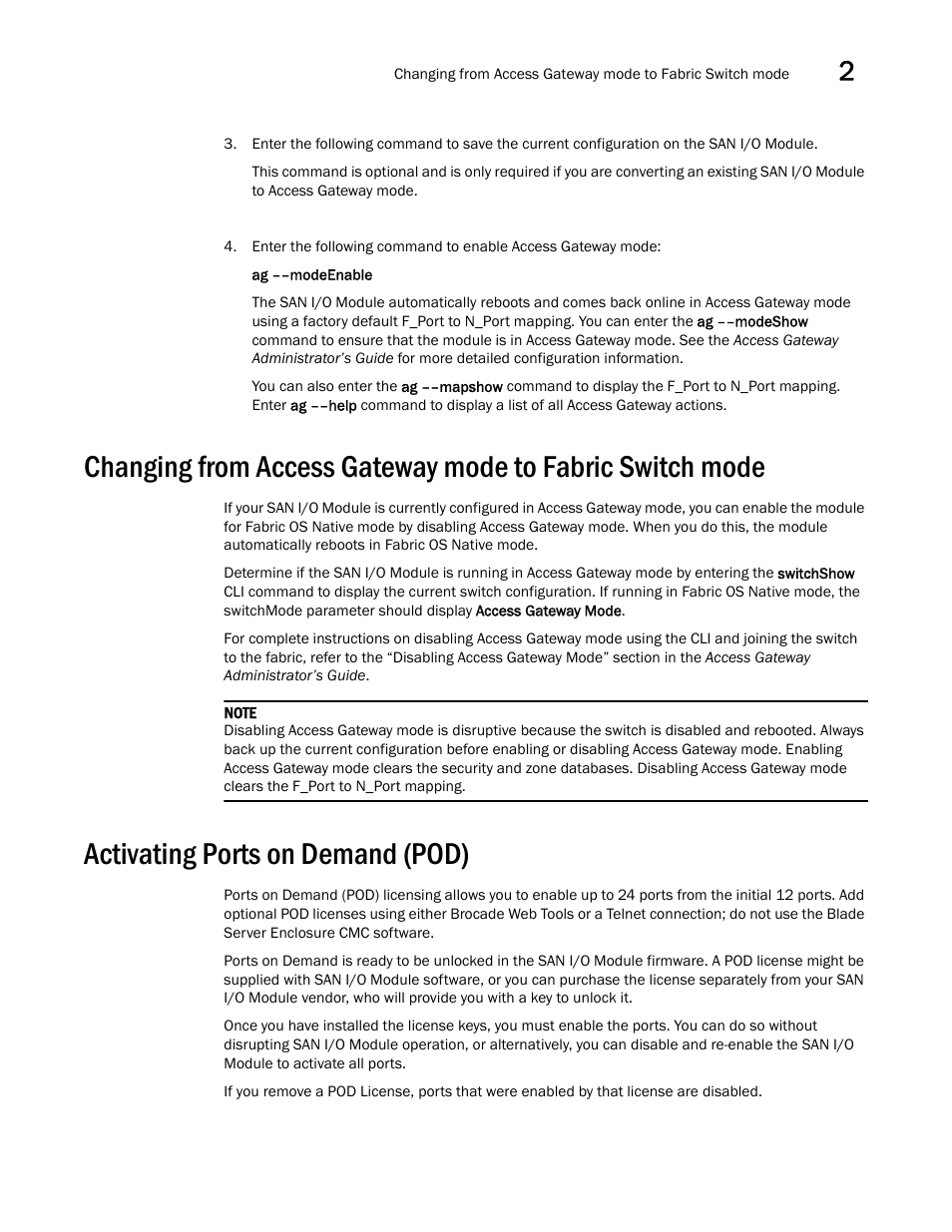Activating ports on demand (pod), Activating ports on, Demand (pod) | Dell PowerEdge M600 User Manual | Page 27 / 48