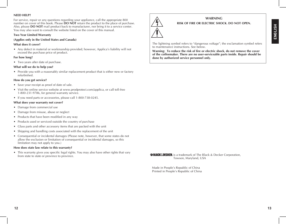 Black & Decker CM2070B User Manual | Page 7 / 15