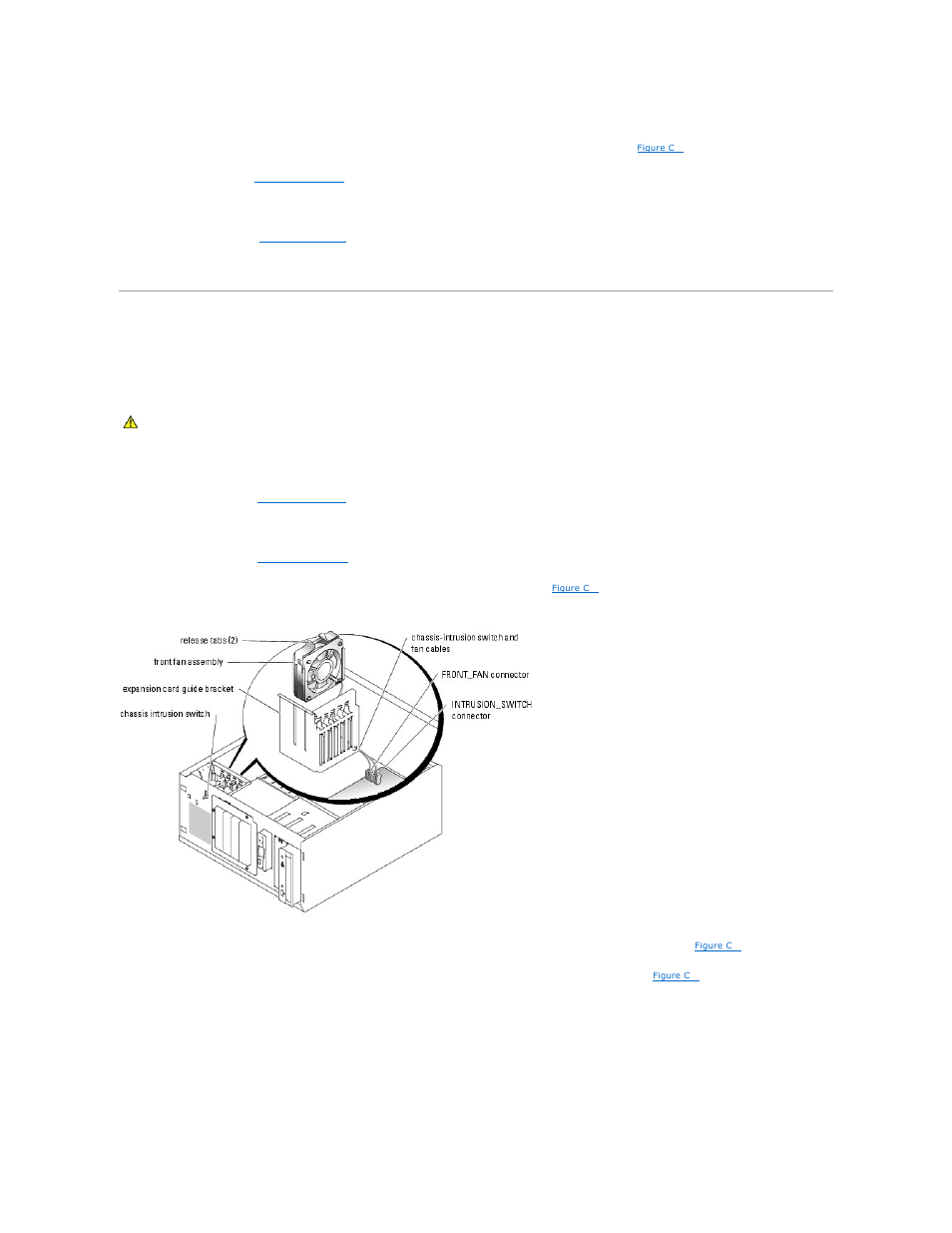 Chassis-intrusion switch, Removing the chassis-intrusion switch, Replacing the chassis-intrusion switch | Dell PowerEdge 800 User Manual | Page 12 / 87