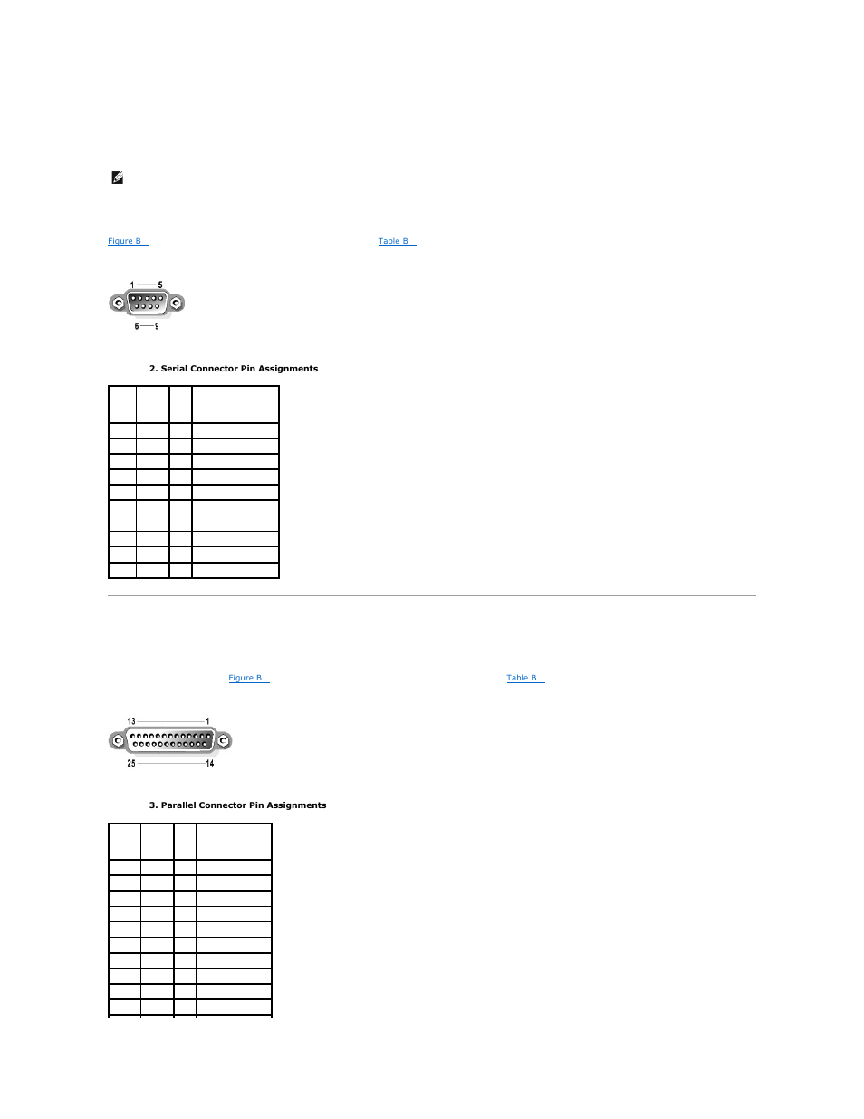 Parallel connector, Serial connector autoconfiguration | Dell PowerEdge 800 User Manual | Page 7 / 87