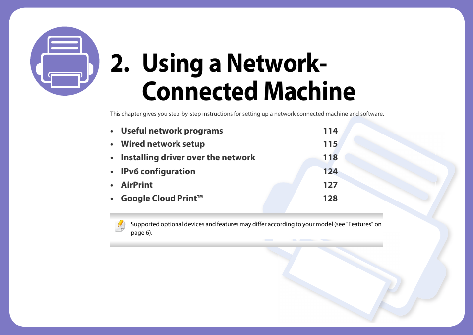 Using a network- connected machine | Dell B1265dnf Mono Laser Printer MFP User Manual | Page 113 / 234