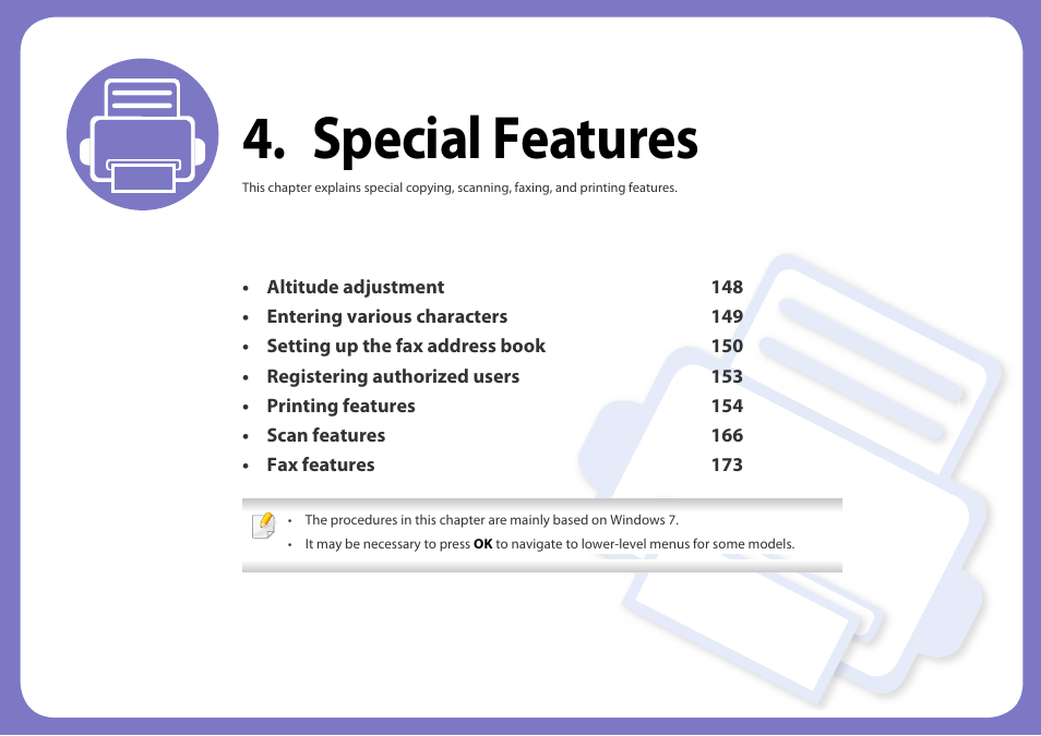 Special features | Dell B1265dnf Mono Laser Printer MFP User Manual | Page 147 / 234