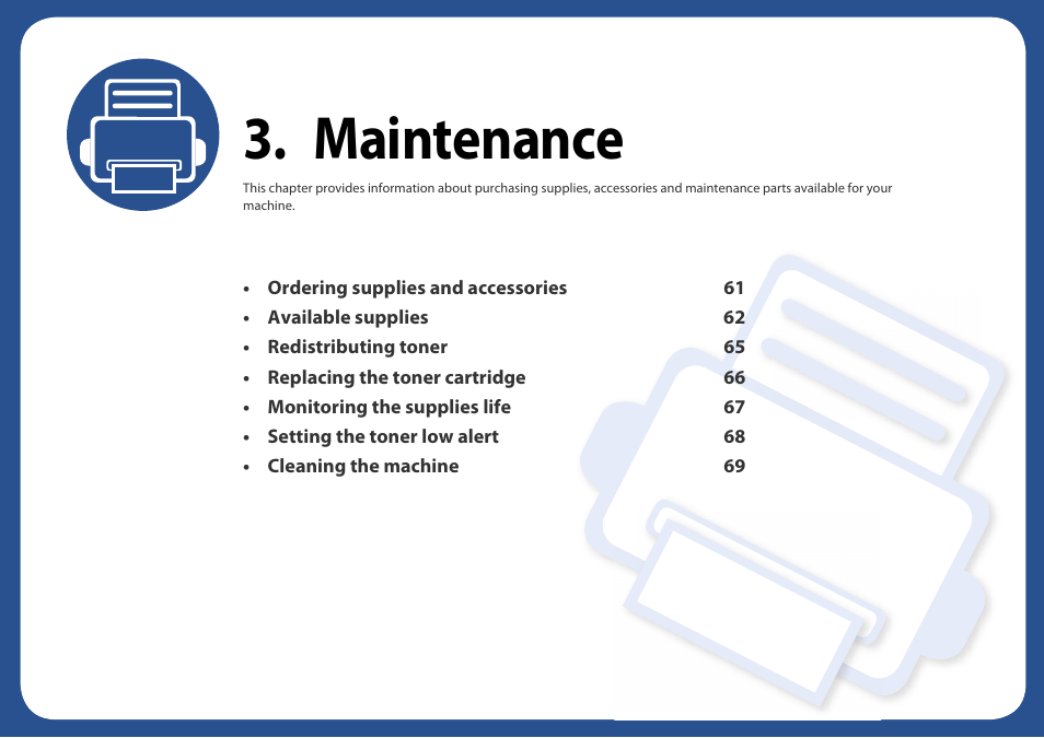 Maintenance | Dell B1265dnf Mono Laser Printer MFP User Manual | Page 60 / 234