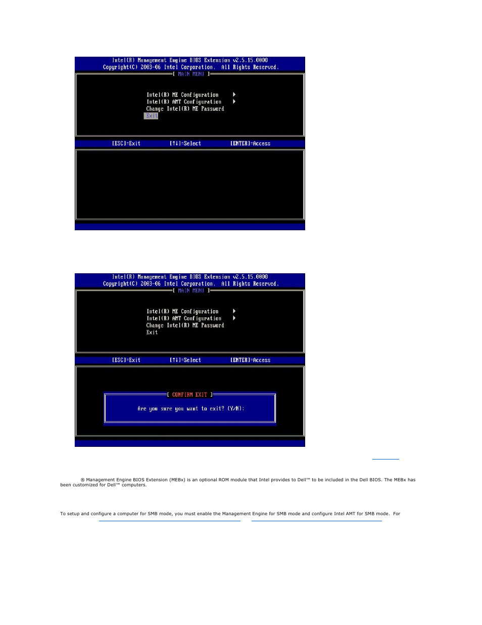 Smb mode | Dell Latitude D630 User Manual | Page 52 / 69