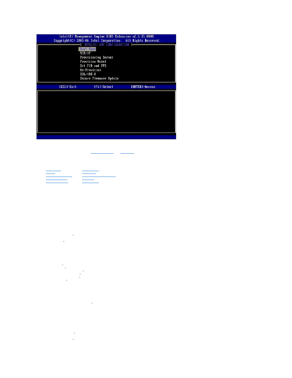Menu options | Dell Latitude D630 User Manual | Page 9 / 69