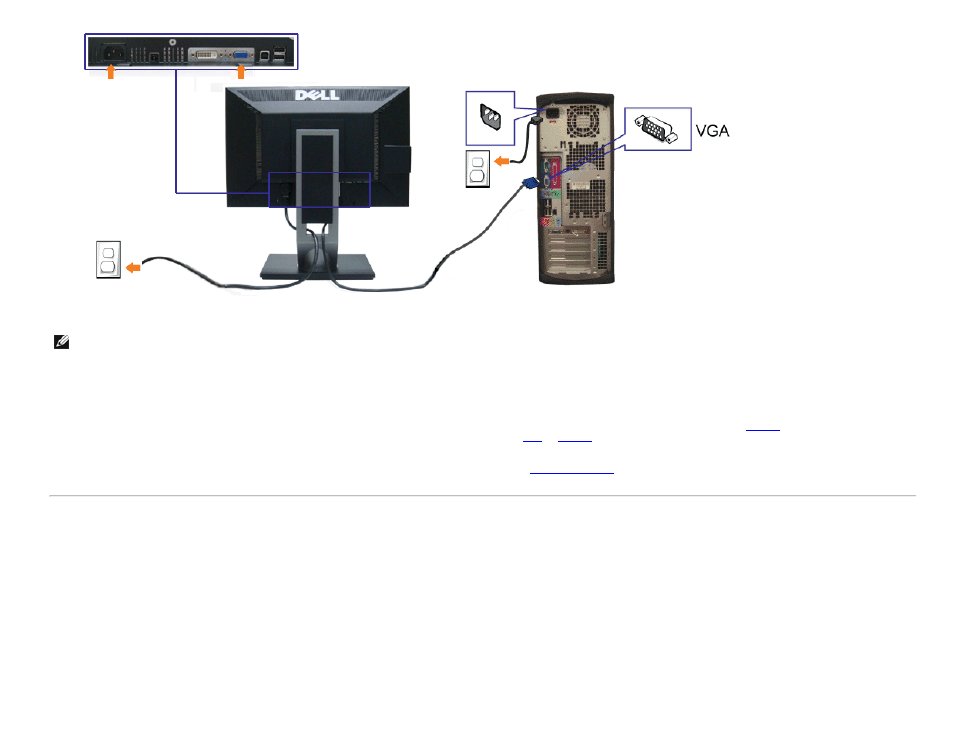 Organizing your cables, Connecting the usb cable | Dell 1909Wb Monitor User Manual | Page 63 / 86