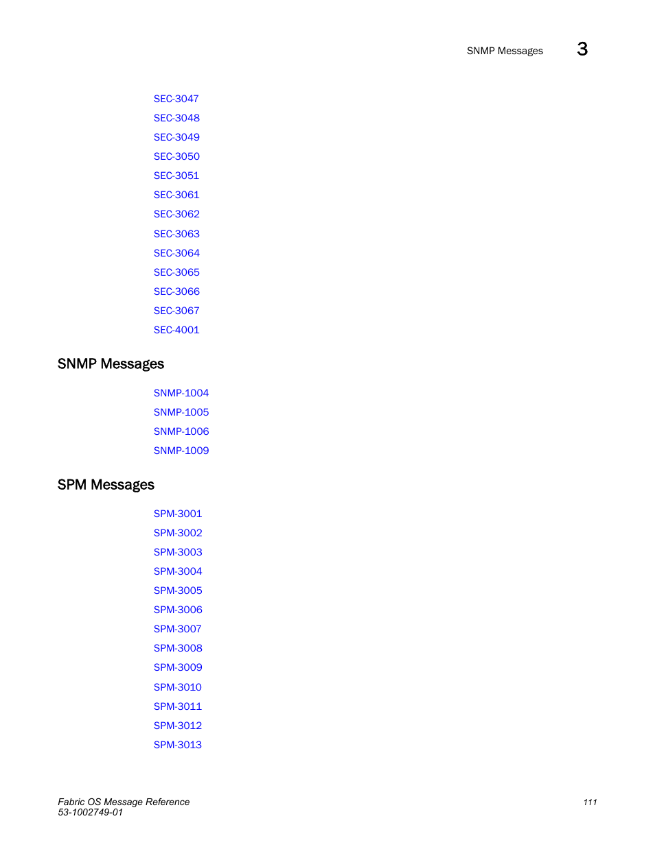 Snmp messages, Spm messages | Dell POWEREDGE M1000E User Manual | Page 133 / 934