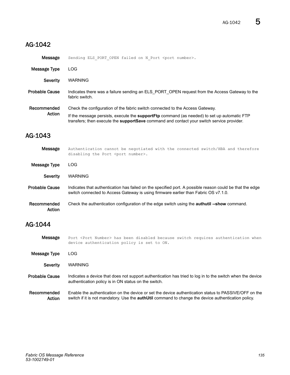 Ag-1042, Ag-1043, Ag-1044 | Dell POWEREDGE M1000E User Manual | Page 157 / 934