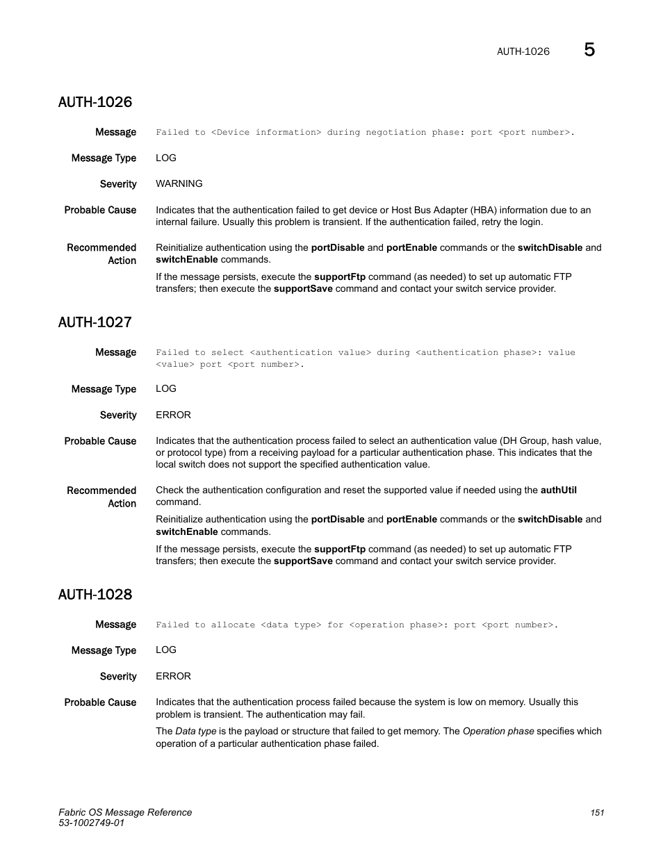 Auth-1026, Auth-1027, Auth-1028 | Dell POWEREDGE M1000E User Manual | Page 173 / 934