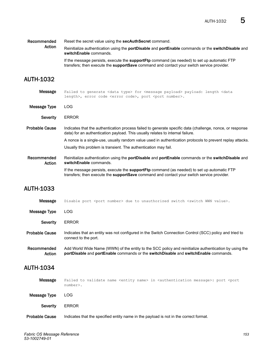 Auth-1032, Auth-1033, Auth-1034 | Dell POWEREDGE M1000E User Manual | Page 175 / 934