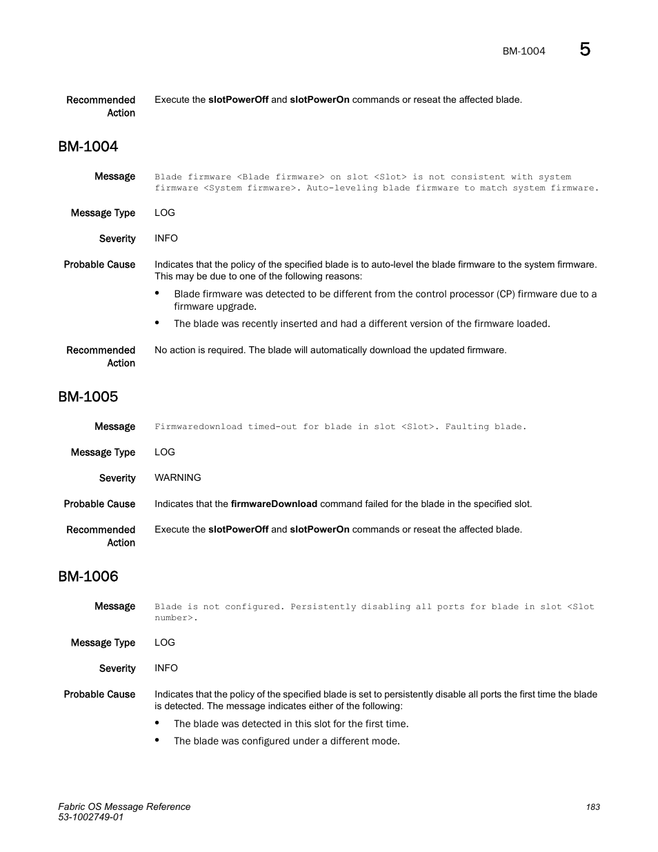 Bm-1004, Bm-1005, Bm-1006 | Dell POWEREDGE M1000E User Manual | Page 205 / 934