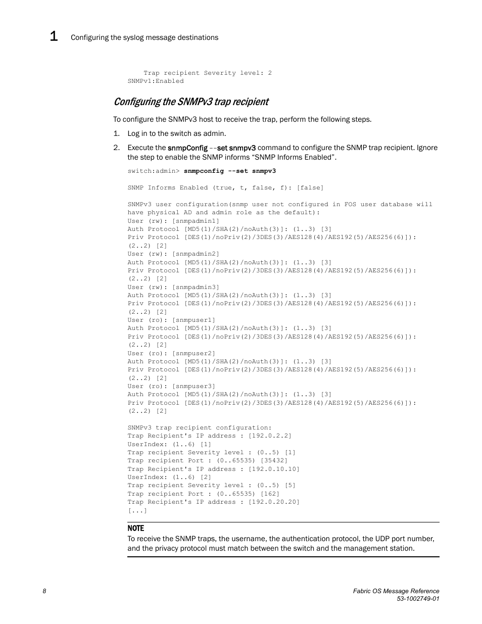 Configuring the snmpv3 trap recipient | Dell POWEREDGE M1000E User Manual | Page 30 / 934