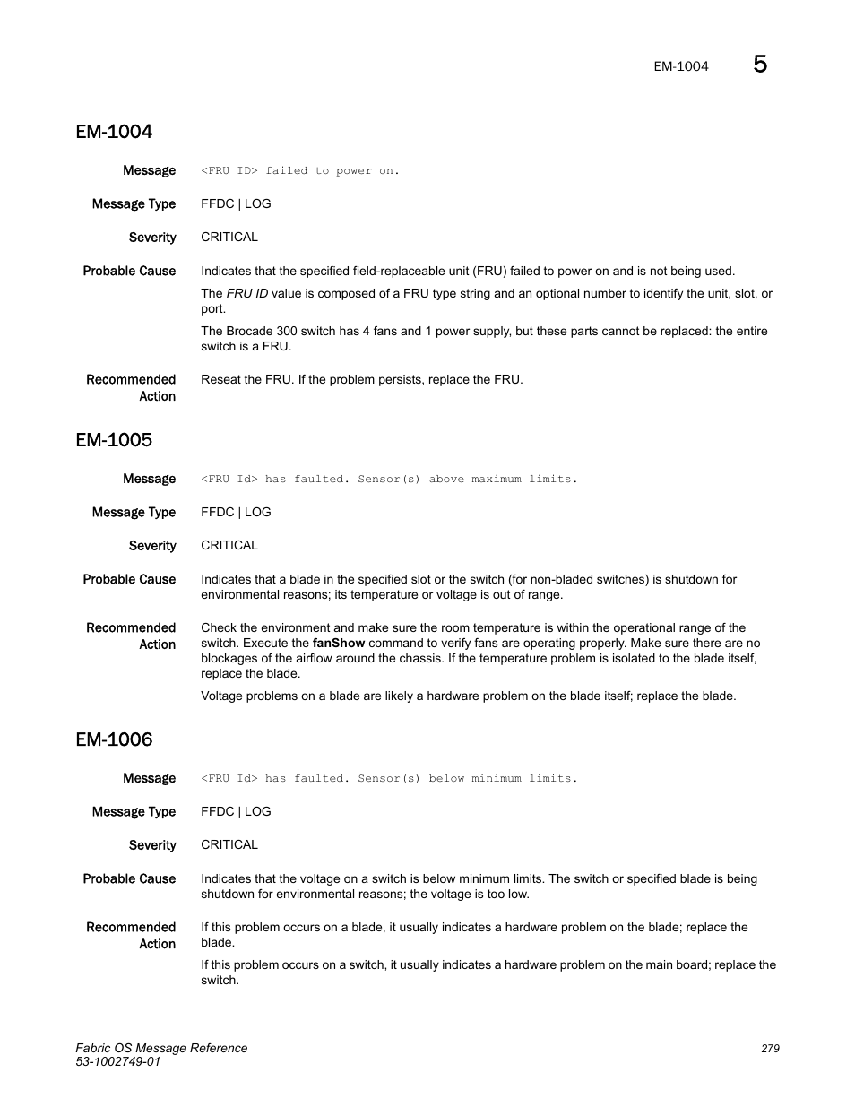 Em-1004, Em-1005, Em-1006 | Dell POWEREDGE M1000E User Manual | Page 301 / 934