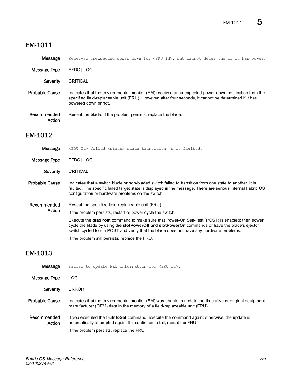 Em-1011, Em-1012, Em-1013 | Dell POWEREDGE M1000E User Manual | Page 303 / 934