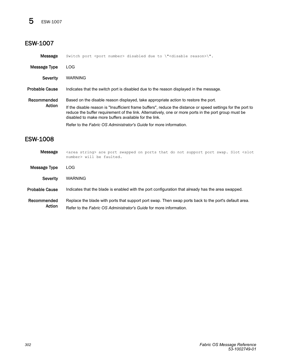 Esw-1007, Esw-1008 | Dell POWEREDGE M1000E User Manual | Page 324 / 934