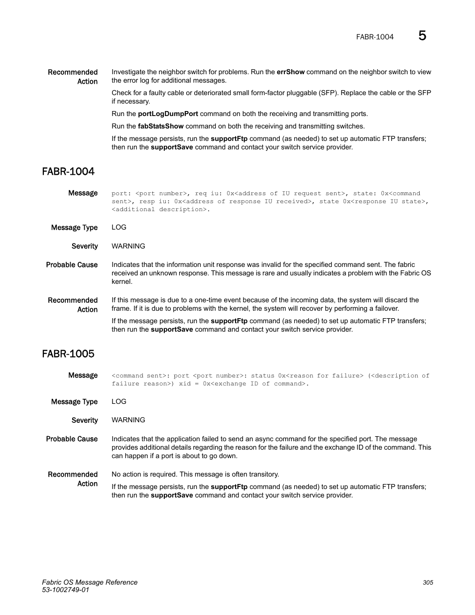 Fabr-1004, Fabr-1005 | Dell POWEREDGE M1000E User Manual | Page 327 / 934