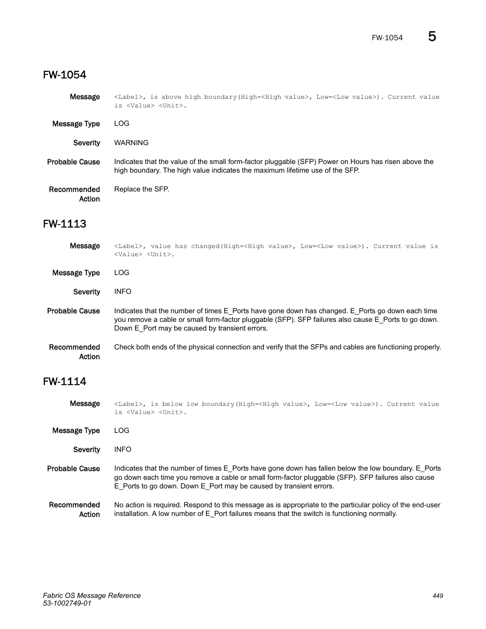Fw-1054, Fw-1113, Fw-1114 | Dell POWEREDGE M1000E User Manual | Page 471 / 934