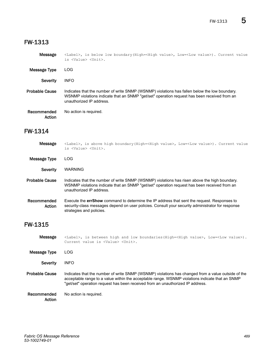 Fw-1313, Fw-1314, Fw-1315 | Dell POWEREDGE M1000E User Manual | Page 511 / 934