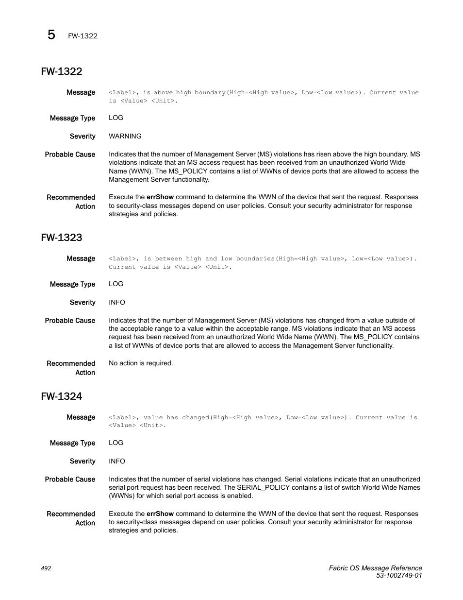 Fw-1322, Fw-1323, Fw-1324 | Dell POWEREDGE M1000E User Manual | Page 514 / 934