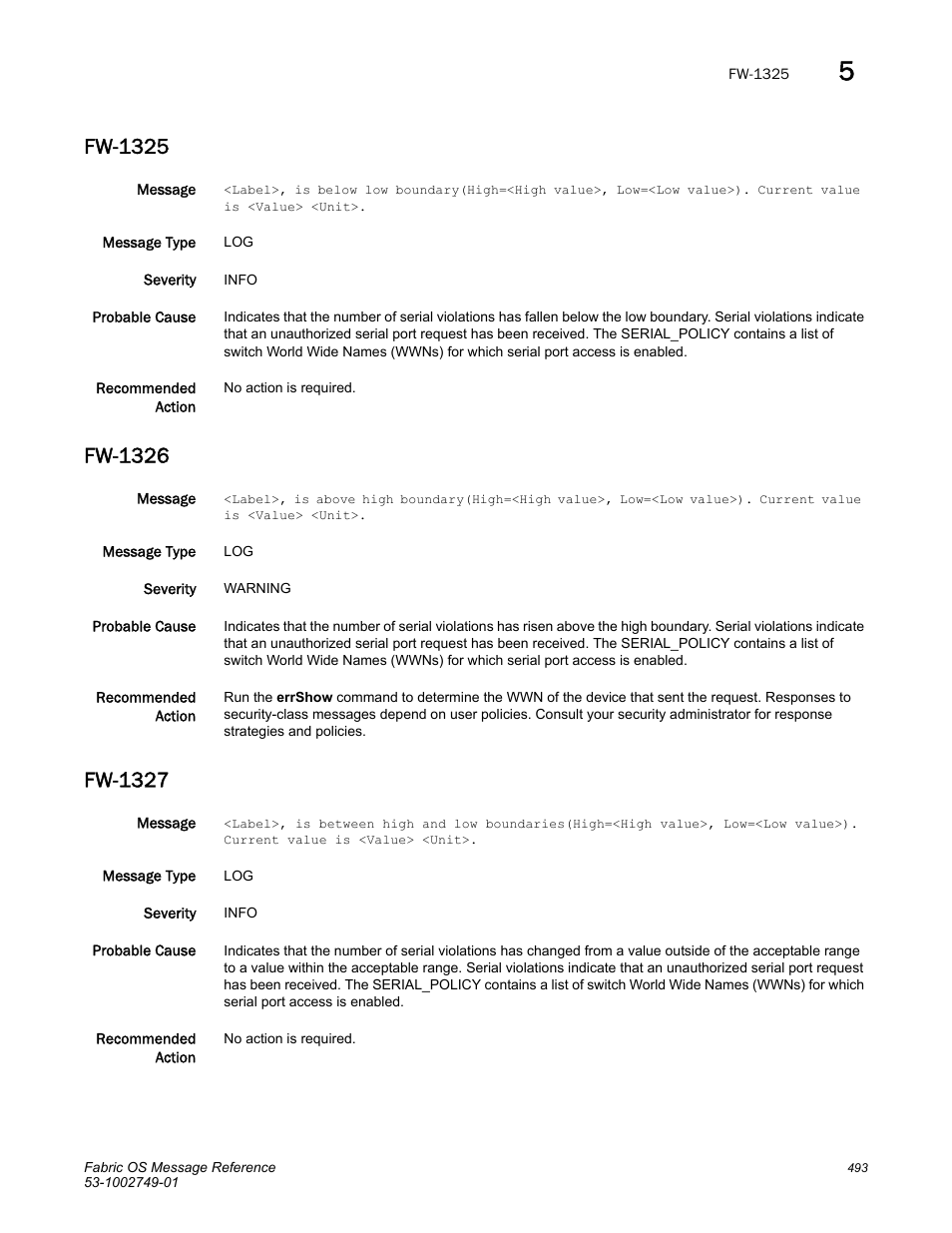 Fw-1325, Fw-1326, Fw-1327 | Dell POWEREDGE M1000E User Manual | Page 515 / 934