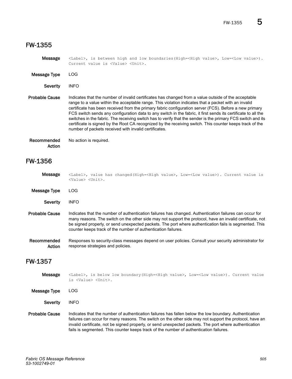 Fw-1355, Fw-1356, Fw-1357 | Dell POWEREDGE M1000E User Manual | Page 527 / 934