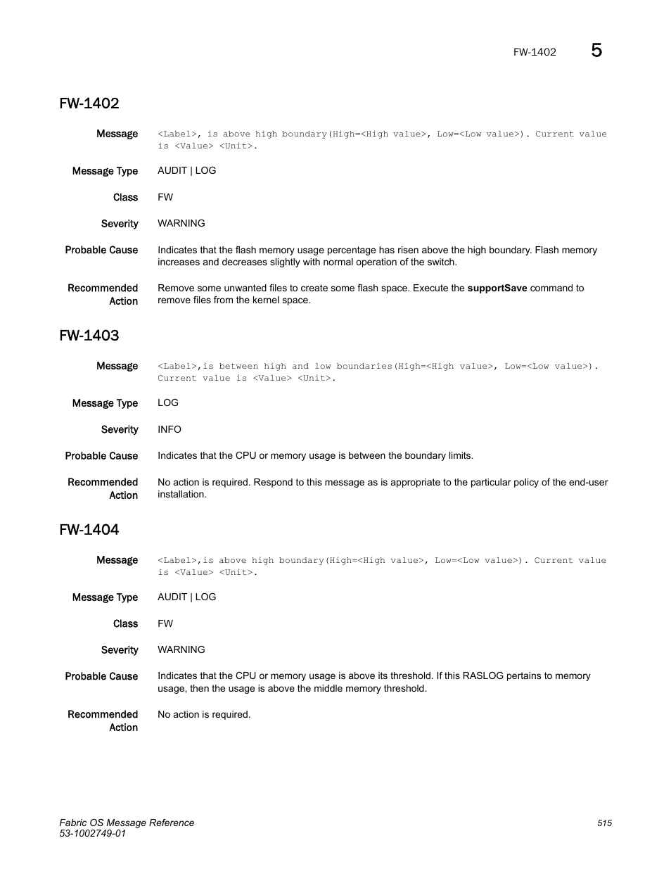 Fw-1402, Fw-1403, Fw-1404 | Dell POWEREDGE M1000E User Manual | Page 537 / 934