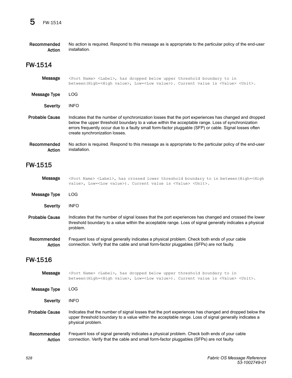 Fw-1514, Fw-1515, Fw-1516 | Dell POWEREDGE M1000E User Manual | Page 550 / 934