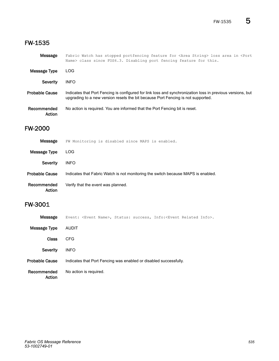 Fw-1535, Fw-2000, Fw-3001 | Dell POWEREDGE M1000E User Manual | Page 557 / 934