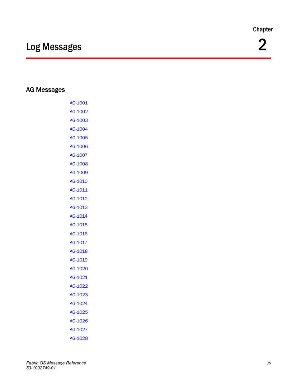 Log messages, Ag messages, Chapter 2 | Chapter 2, “log messages, Chapter | Dell POWEREDGE M1000E User Manual | Page 57 / 934