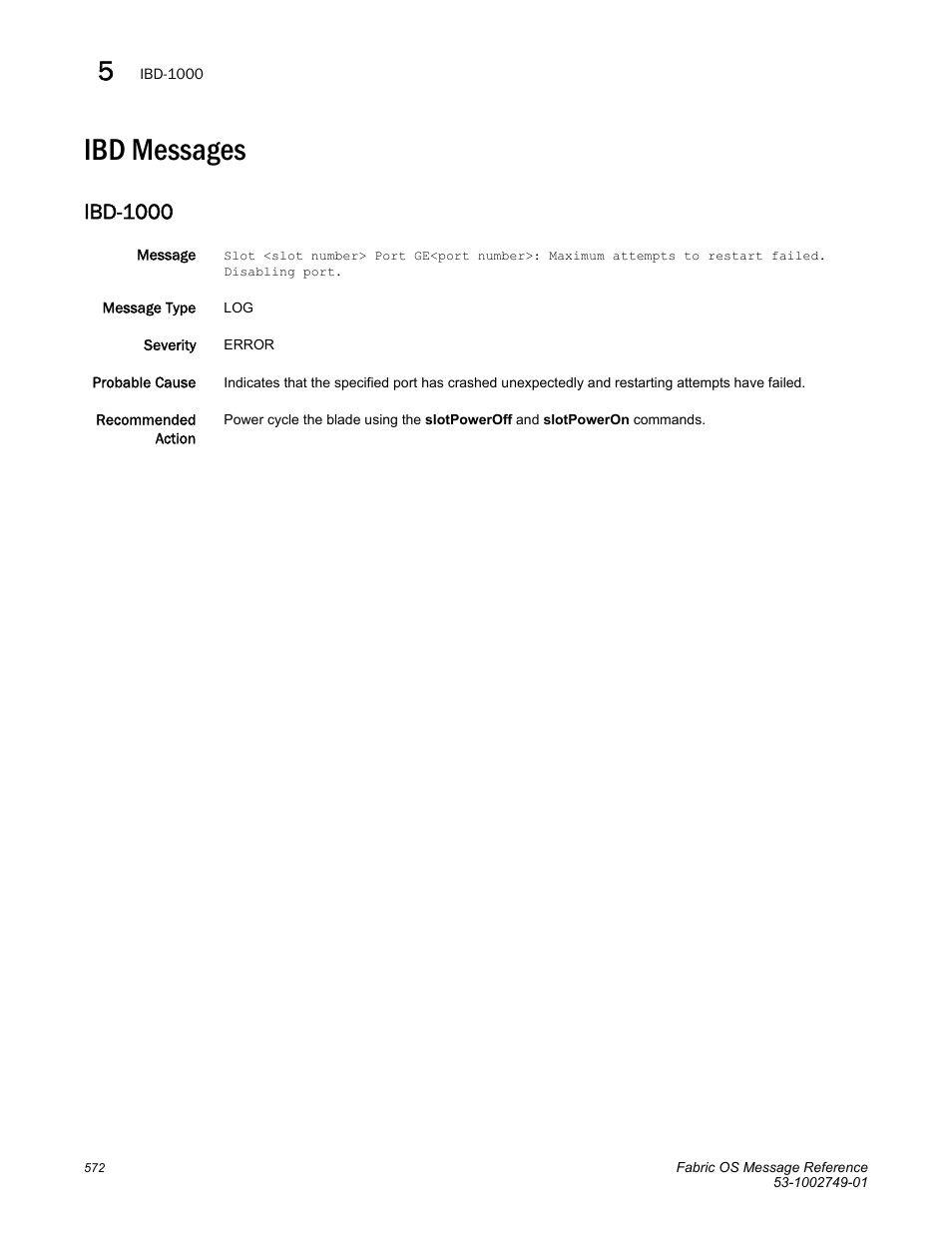 Ibd messages, Ibd-1000 | Dell POWEREDGE M1000E User Manual | Page 594 / 934
