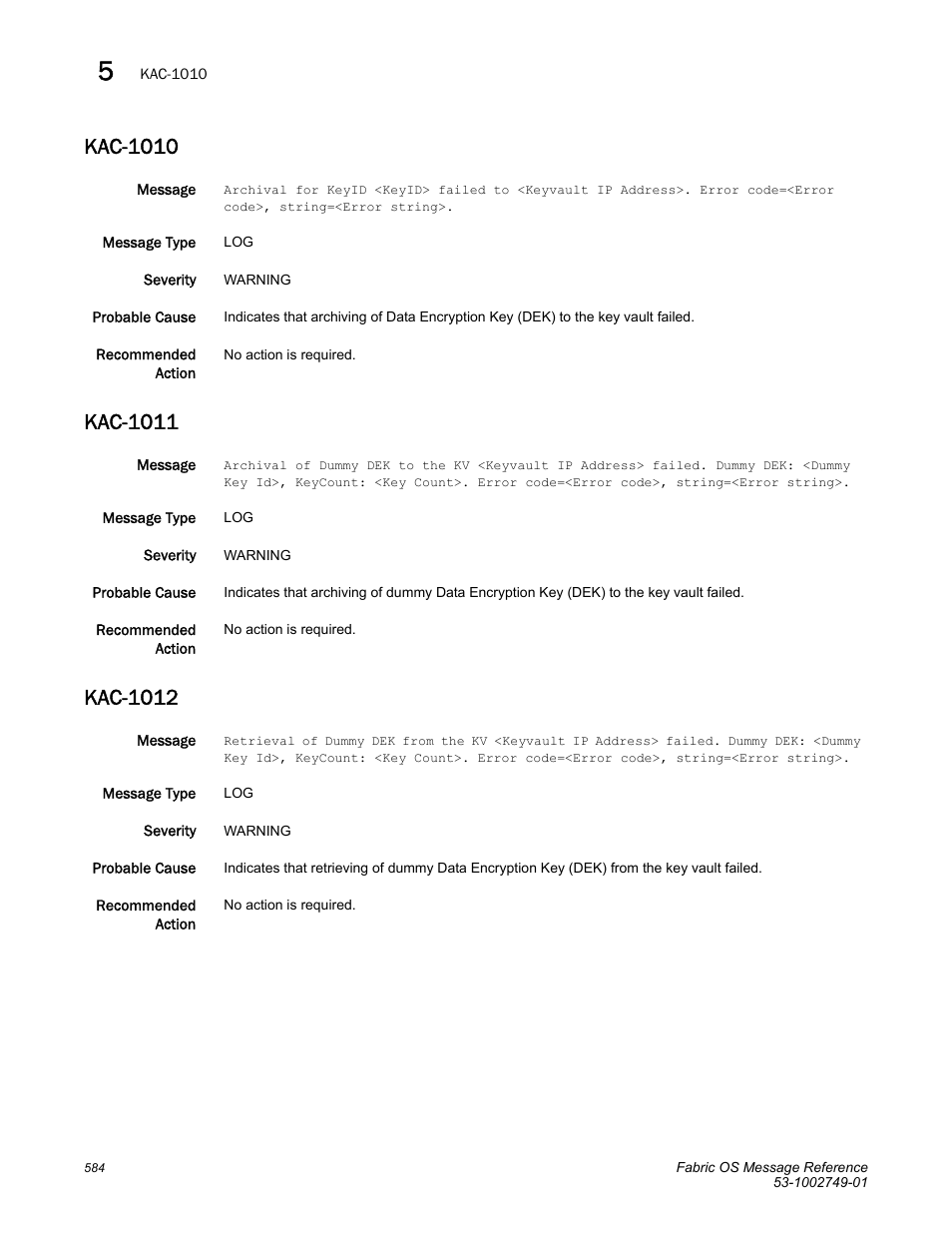 Kac-1010, Kac-1011, Kac-1012 | Dell POWEREDGE M1000E User Manual | Page 606 / 934