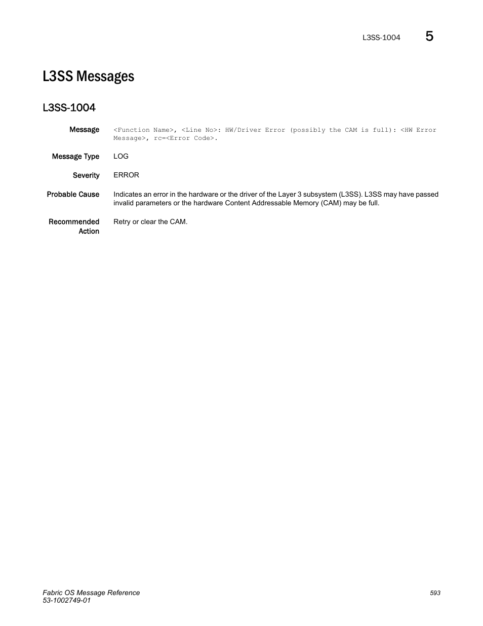 L3ss messages, L3ss-1004 | Dell POWEREDGE M1000E User Manual | Page 615 / 934