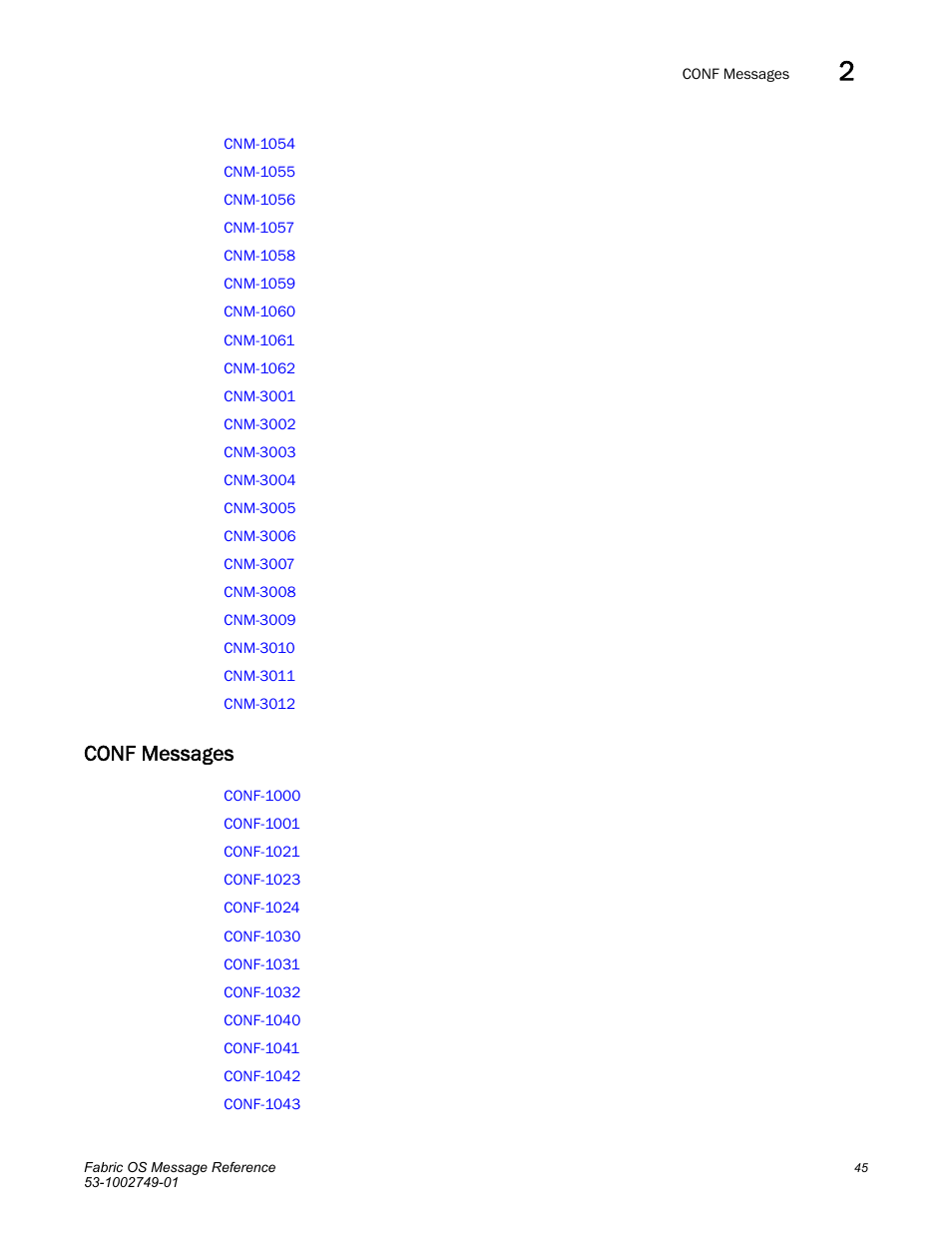 Conf messages | Dell POWEREDGE M1000E User Manual | Page 67 / 934