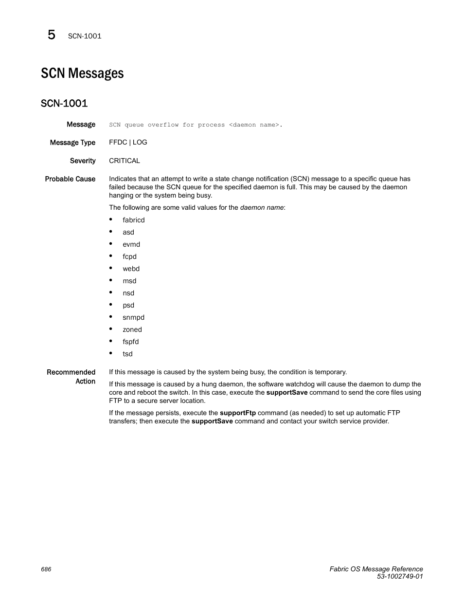 Scn messages, Scn-1001 | Dell POWEREDGE M1000E User Manual | Page 708 / 934