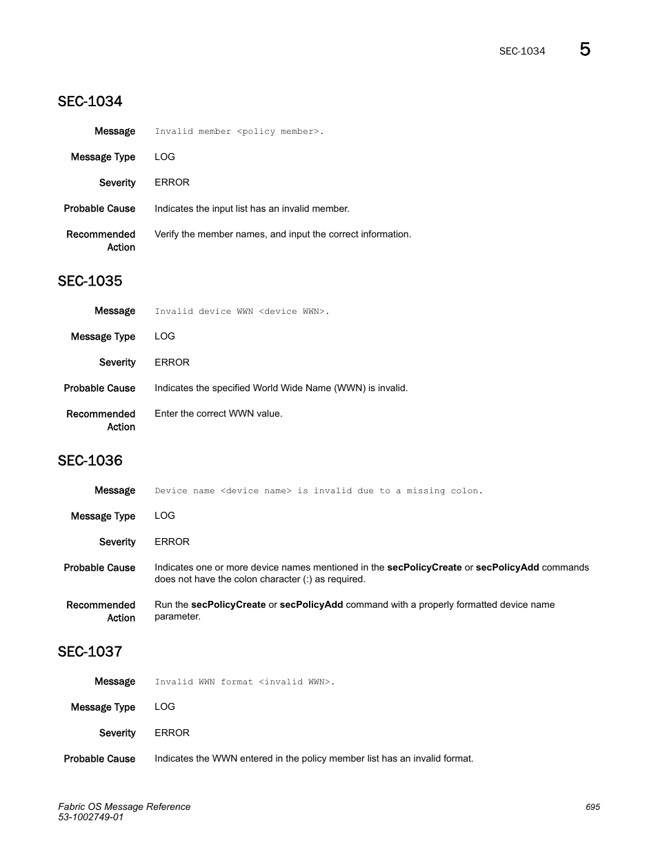 Sec-1034, Sec-1035, Sec-1036 | Sec-1037 | Dell POWEREDGE M1000E User Manual | Page 717 / 934