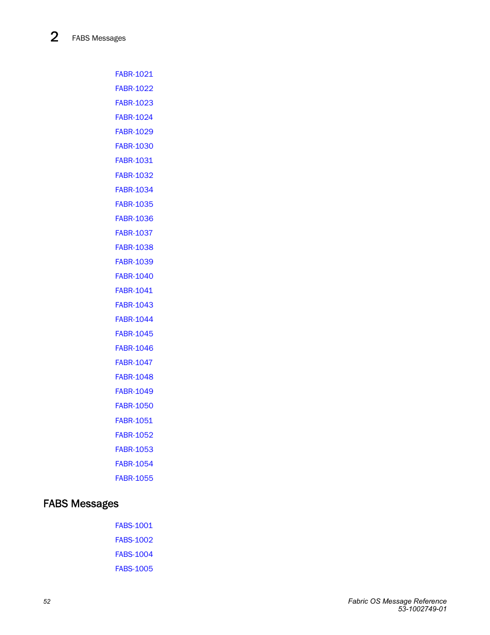 Fabs messages | Dell POWEREDGE M1000E User Manual | Page 74 / 934
