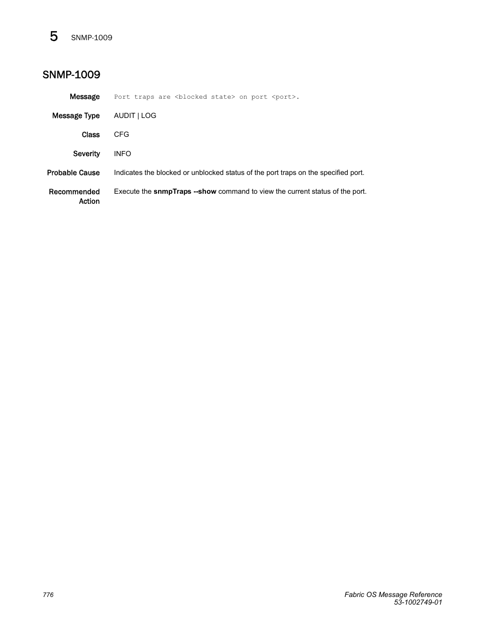 Snmp-1009 | Dell POWEREDGE M1000E User Manual | Page 798 / 934