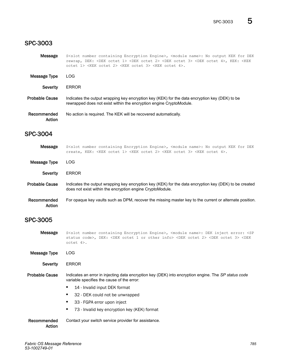 Spc-3003, Spc-3004, Spc-3005 | Dell POWEREDGE M1000E User Manual | Page 807 / 934