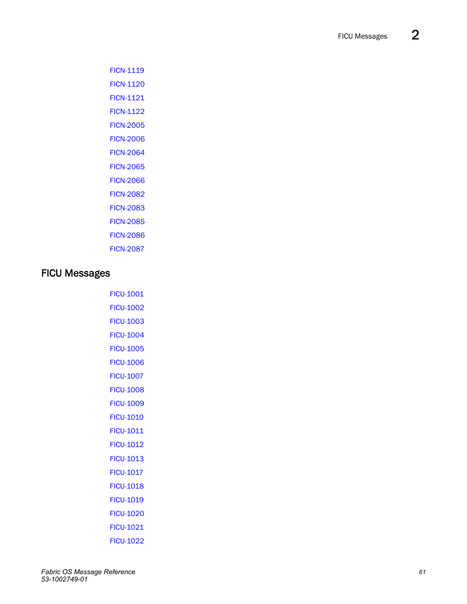 Ficu messages | Dell POWEREDGE M1000E User Manual | Page 83 / 934