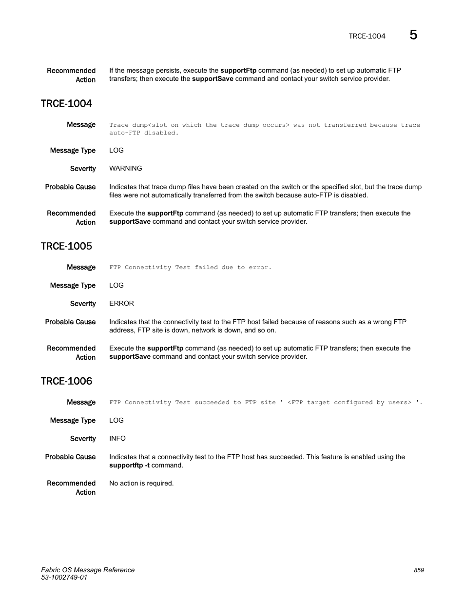 Trce-1004, Trce-1005, Trce-1006 | Dell POWEREDGE M1000E User Manual | Page 881 / 934