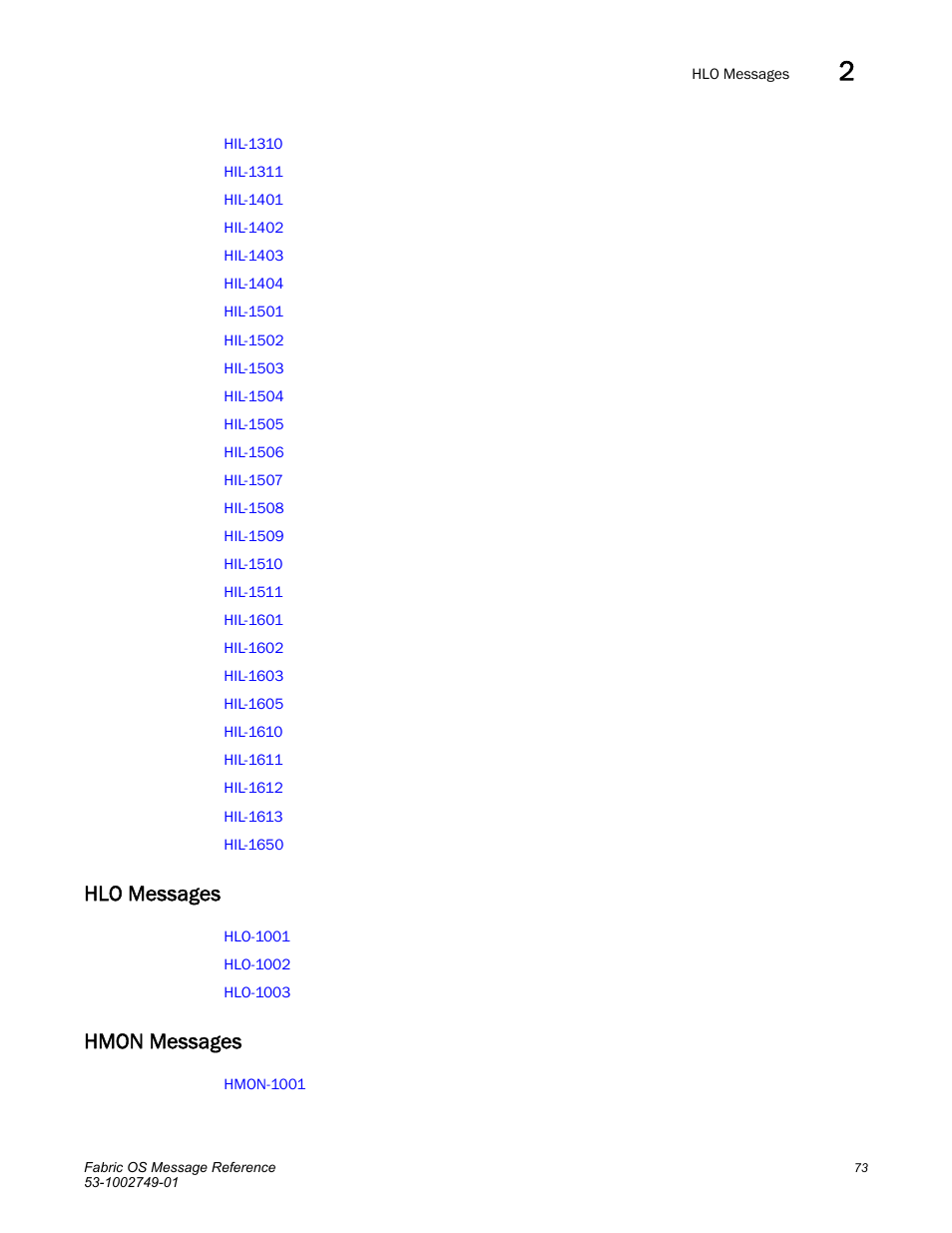 Hlo messages, Hmon messages | Dell POWEREDGE M1000E User Manual | Page 95 / 934