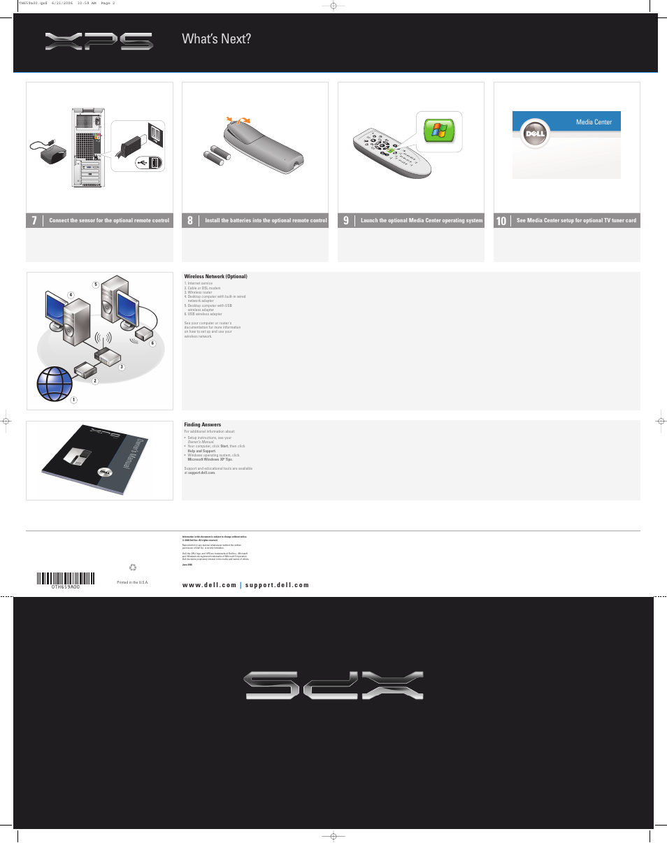What’s next | Dell XPS 410 (Mid 2007) User Manual | Page 2 / 2