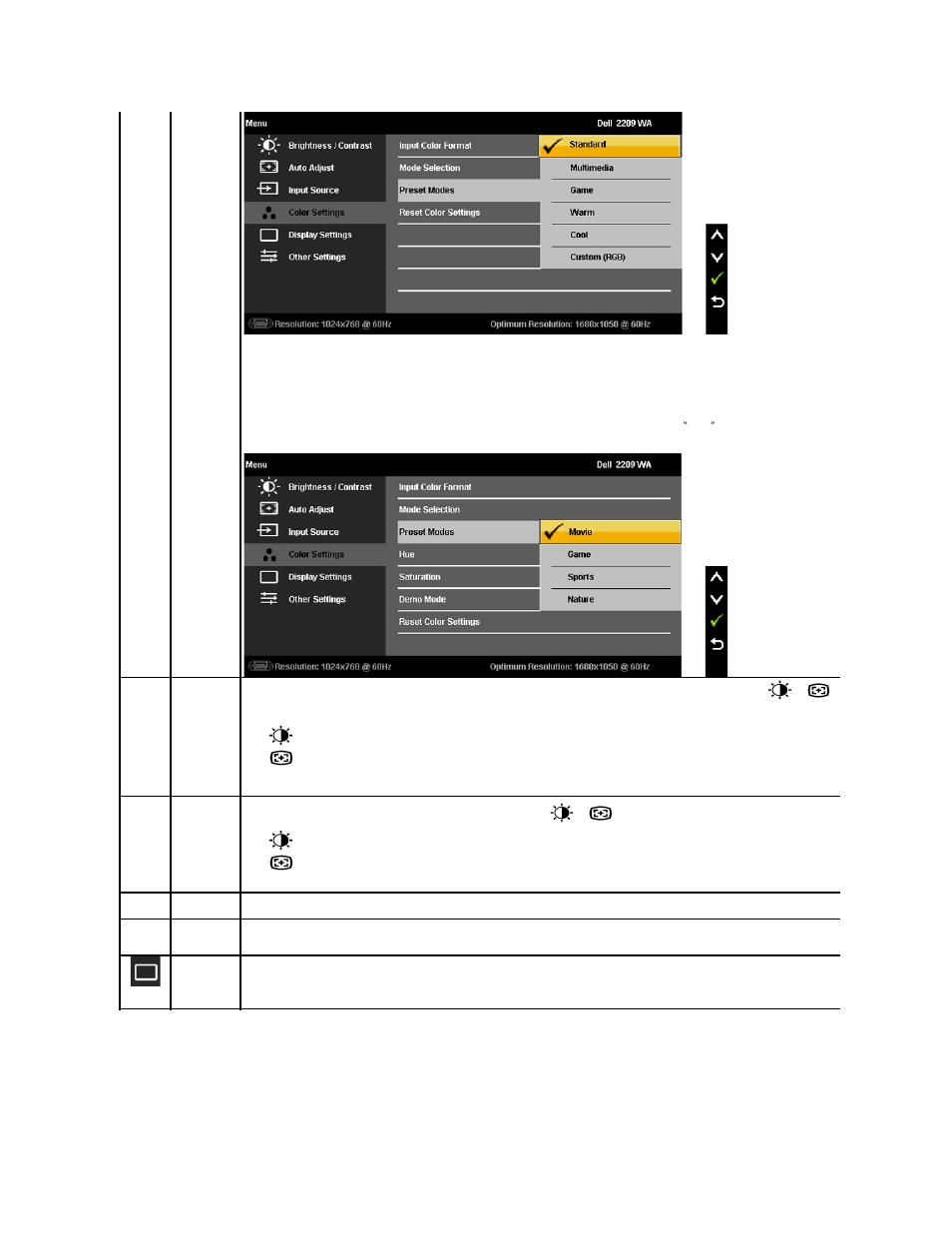Dell 2209WA Monitor User Manual | Page 19 / 35