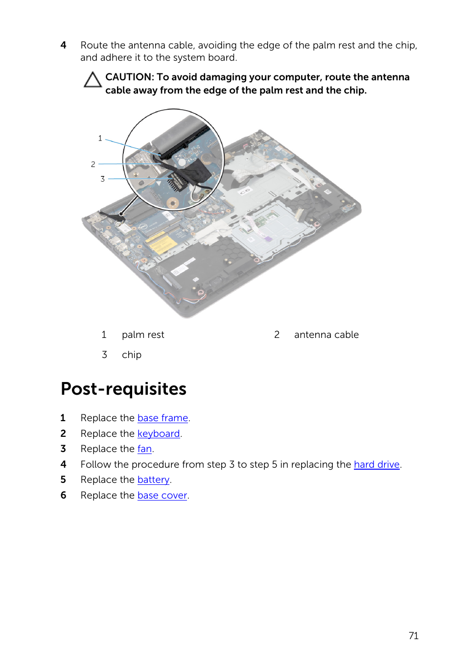 Post-requisites | Dell Inspiron 15 (5543, Early 2015) User Manual | Page 71 / 93