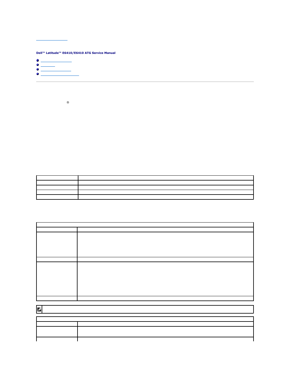 System setup, Entering system setup, Boot menu | Navigation keystrokes, System setup menu options | Dell Latitude E6410 User Manual | Page 2 / 52