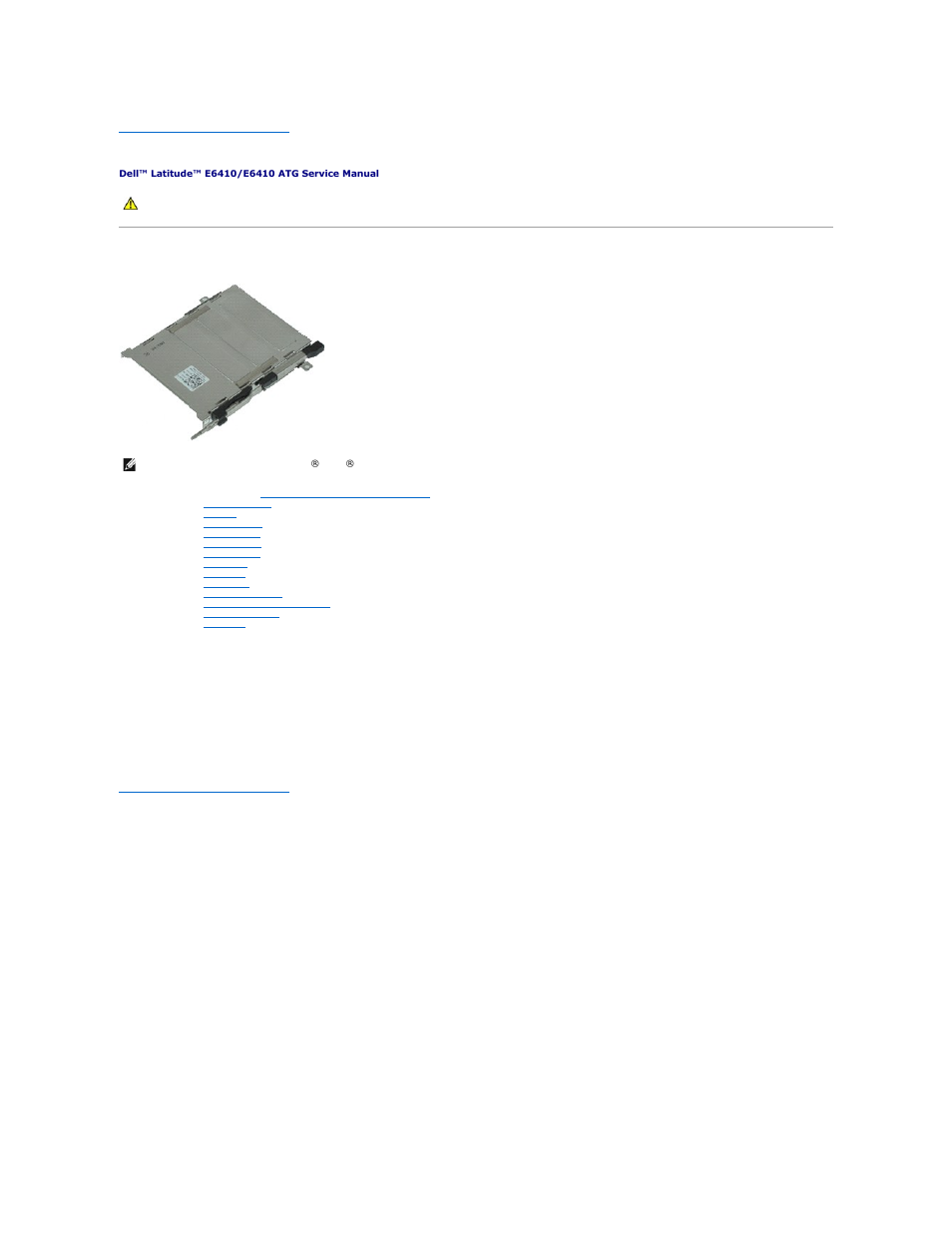 Expresscard cage, Removing the expresscard cage, Replacing the expresscard cage | Dell Latitude E6410 User Manual | Page 20 / 52