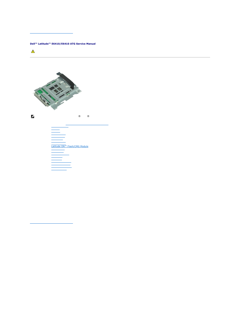 Sd card reader, Removing the sd card reader, Replacing the sd card reader | Dell Latitude E6410 User Manual | Page 45 / 52