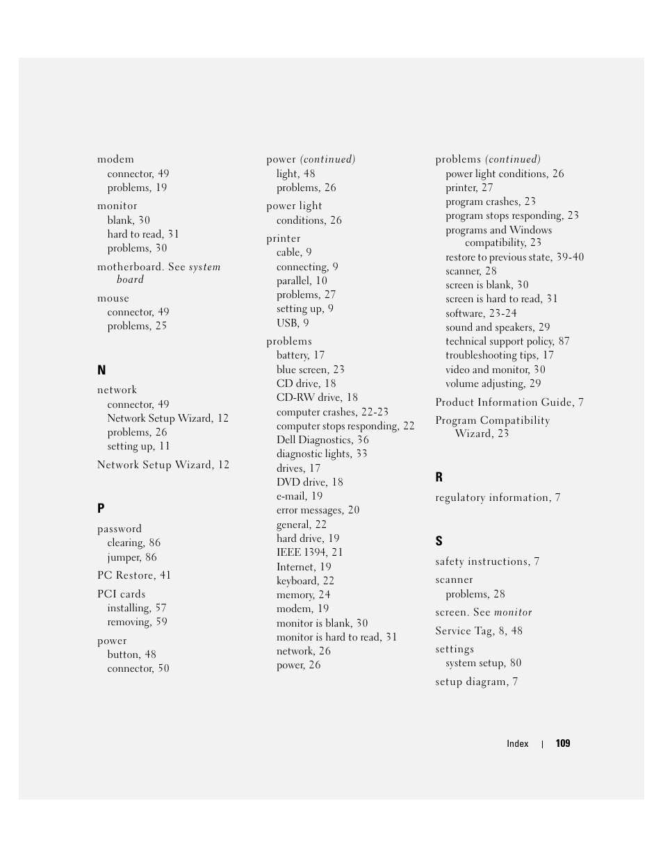 Dell Dimension 3000 User Manual | Page 109 / 110