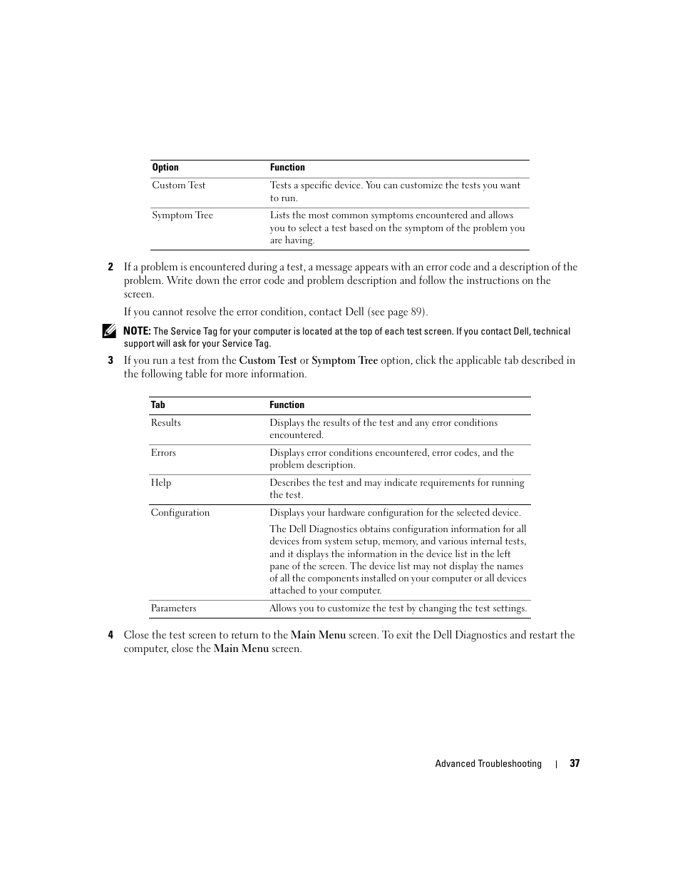 Dell Dimension 3000 User Manual | Page 37 / 110